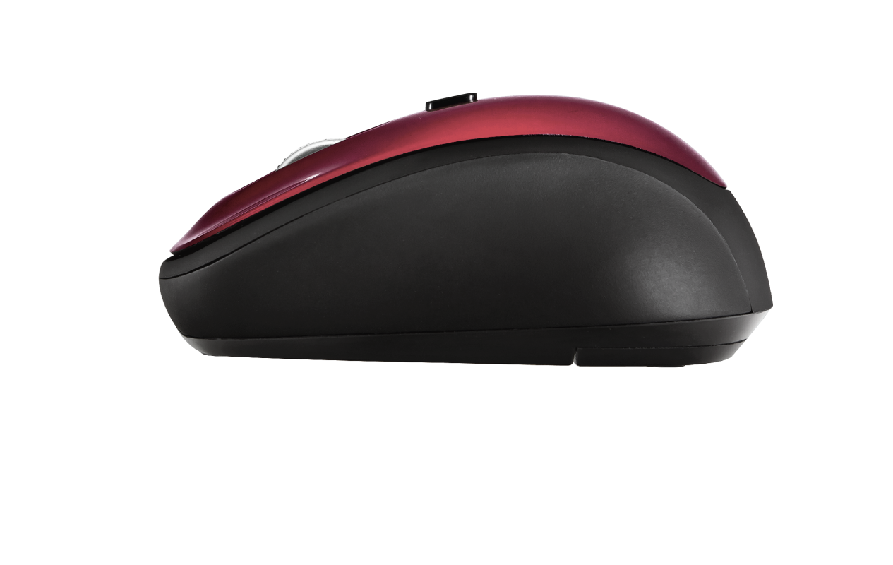 Yvi Wireless Mouse - red-Side