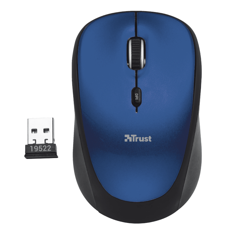 Yvi Wireless Mouse - blue-Top