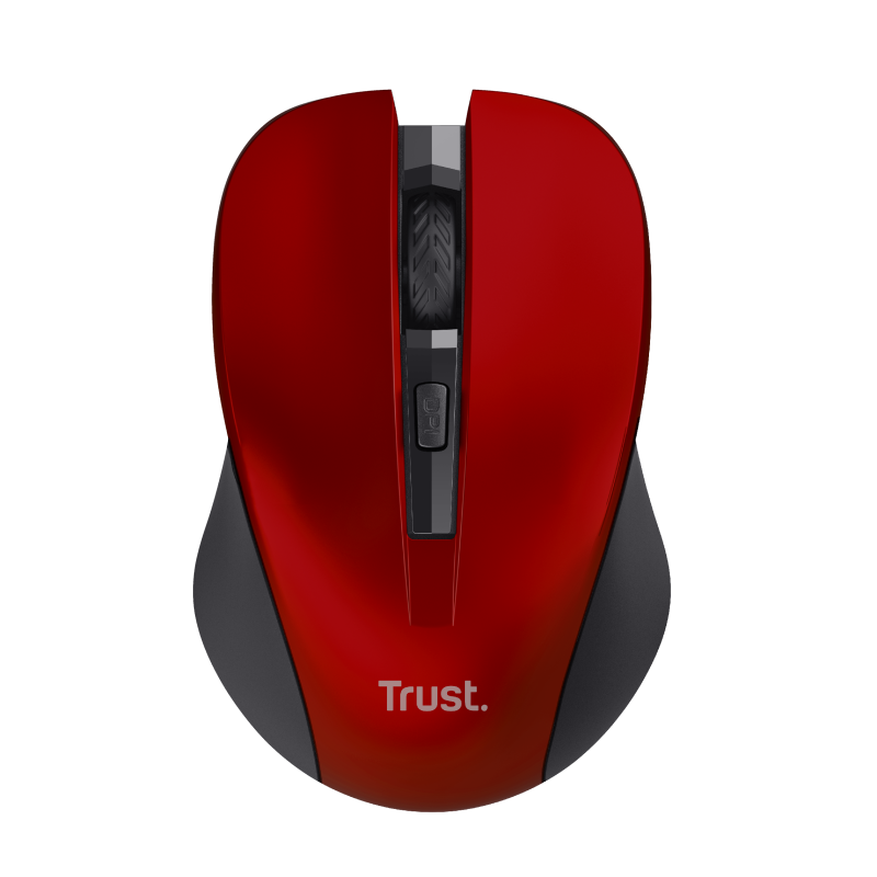 Mydo Silent Click Wireless Mouse - red-Top