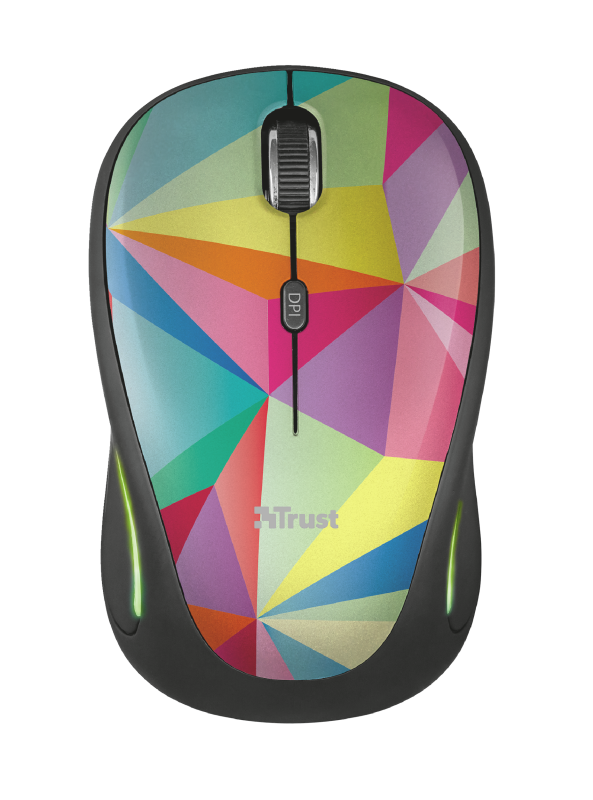 Yvi FX Wireless Mouse - geometrics-Top