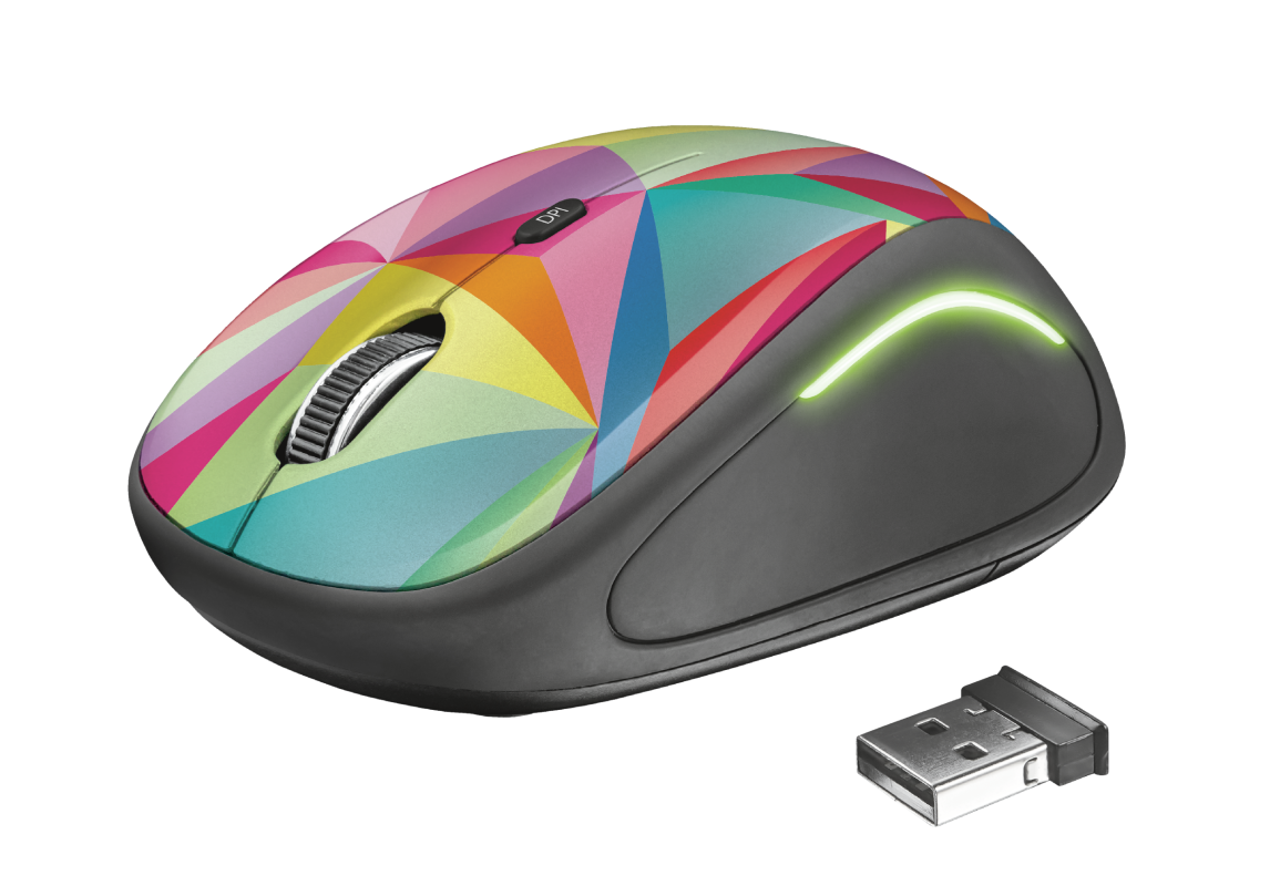 Yvi FX Wireless Mouse - geometrics-Visual