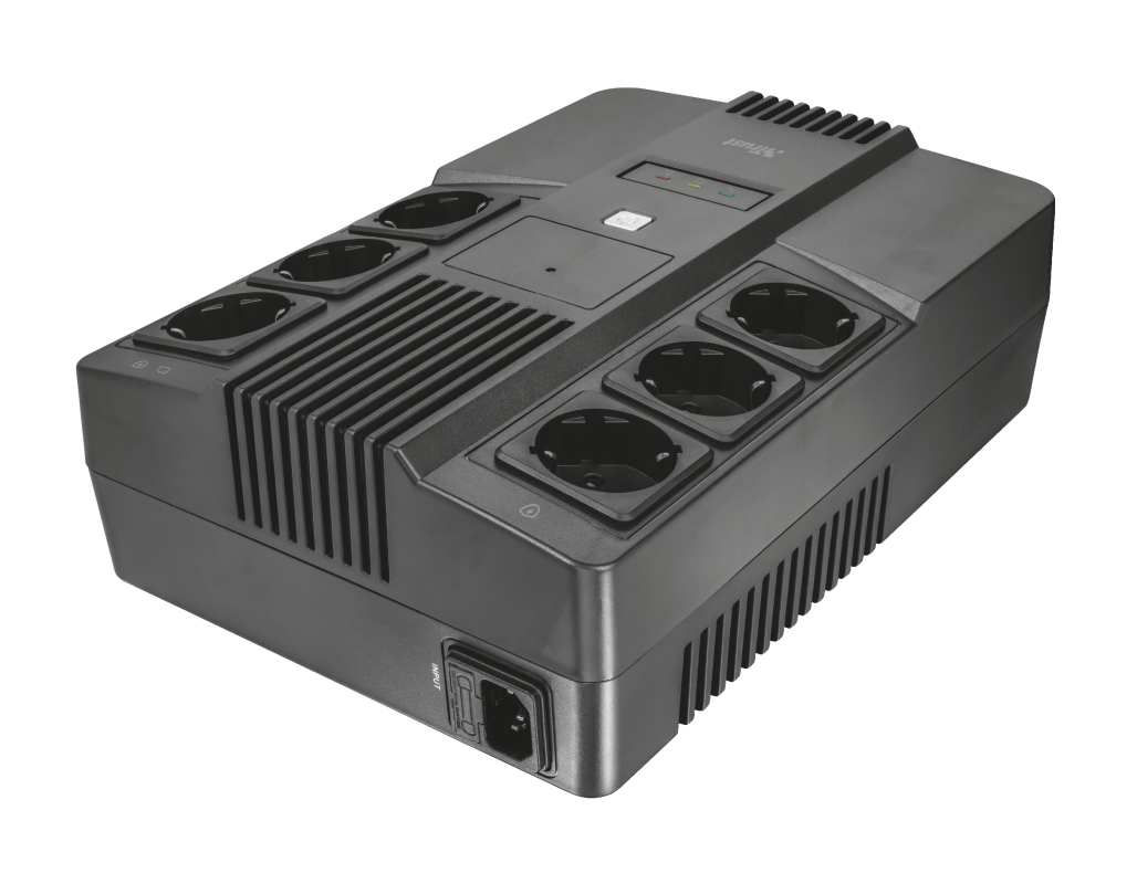 Maxxon 800VA UPS with 6 standard wall power outlets-Visual