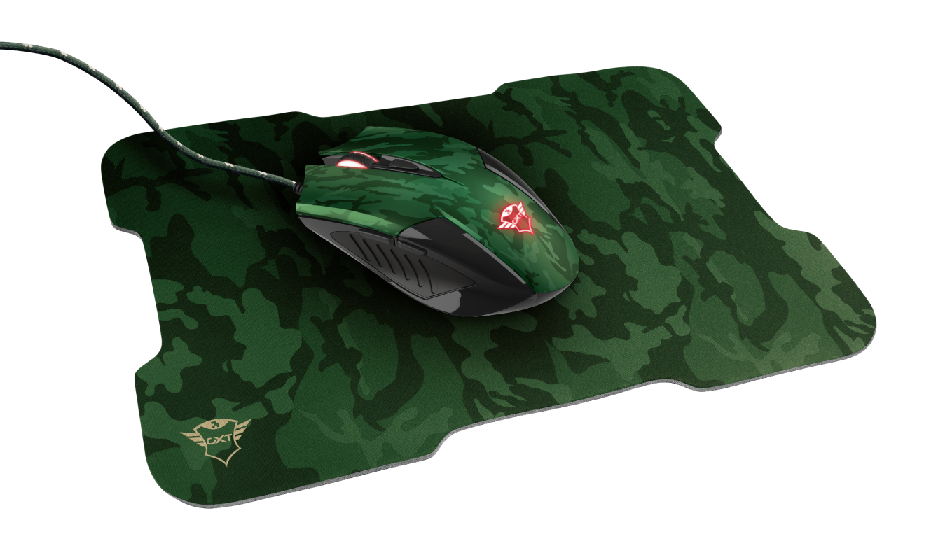 GXT 781 Rixa Camo Gaming Mouse & Mouse Pad-Visual