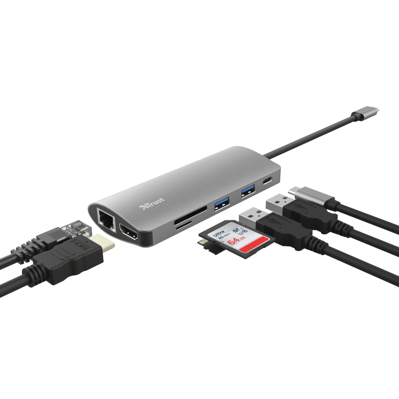 Dalyx 7-in-1 USB-C Multiport Adapter-Visual