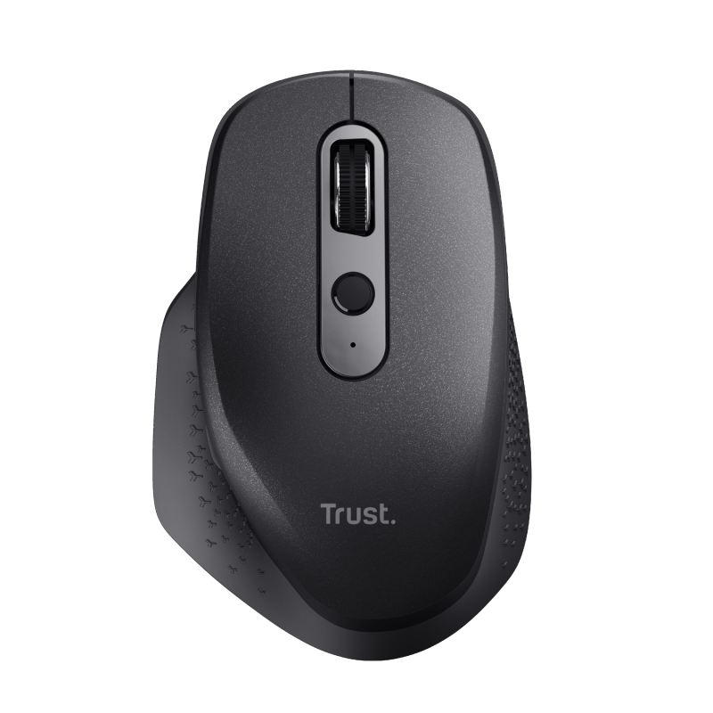 Ozaa Rechargeable Wireless Mouse - black-Top