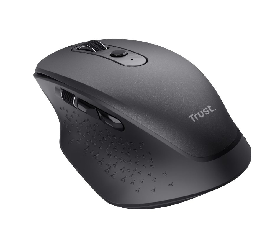 Ozaa Rechargeable Wireless Mouse - black-Visual