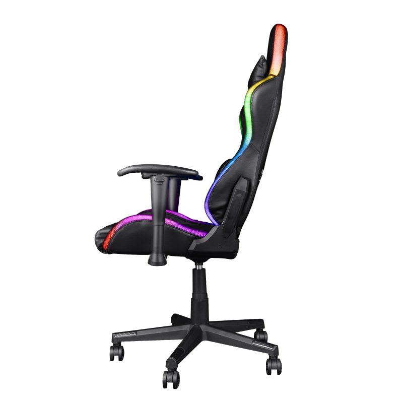 GXT 716 Rizza RGB LED Illuminated Gaming Chair-Side