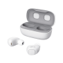 Nika Compact Bluetooth Wireless Earphones - white-Visual