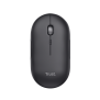 Puck Rechargeable Bluetooth Wireless Mouse - black-Top