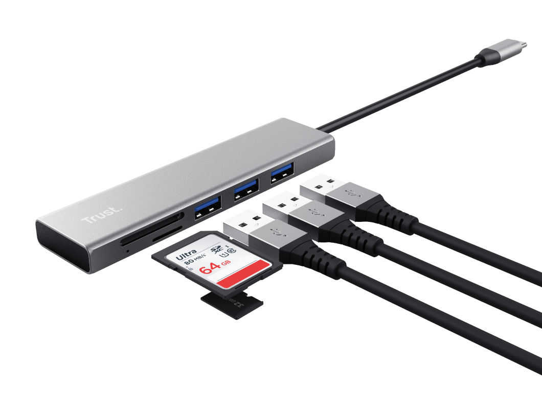 Halyx Fast USB-C Hub & Card reader-Visual