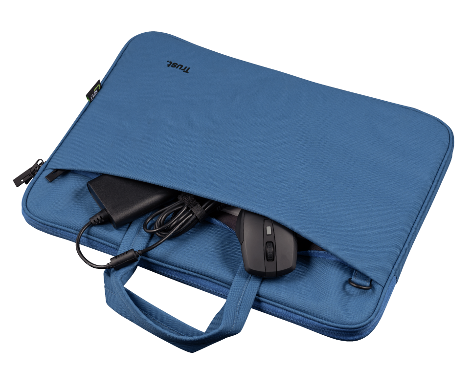 Bologna Slim Laptop Bag 16 inch Eco - blue-Extra