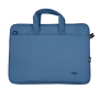 Bologna Slim Laptop Bag 16 inch Eco - blue-Front