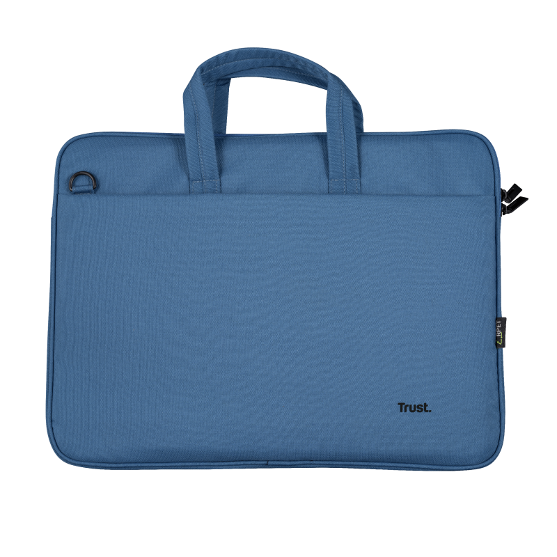 Bologna Slim Laptop Bag 16 inch Eco - blue-Front