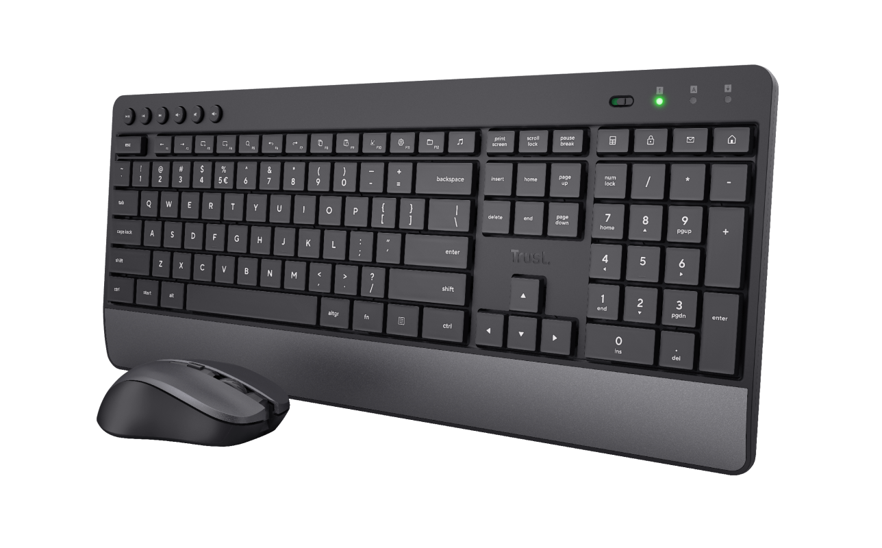 Trezo Comfort Wireless Keyboard & Mouse Set-Visual