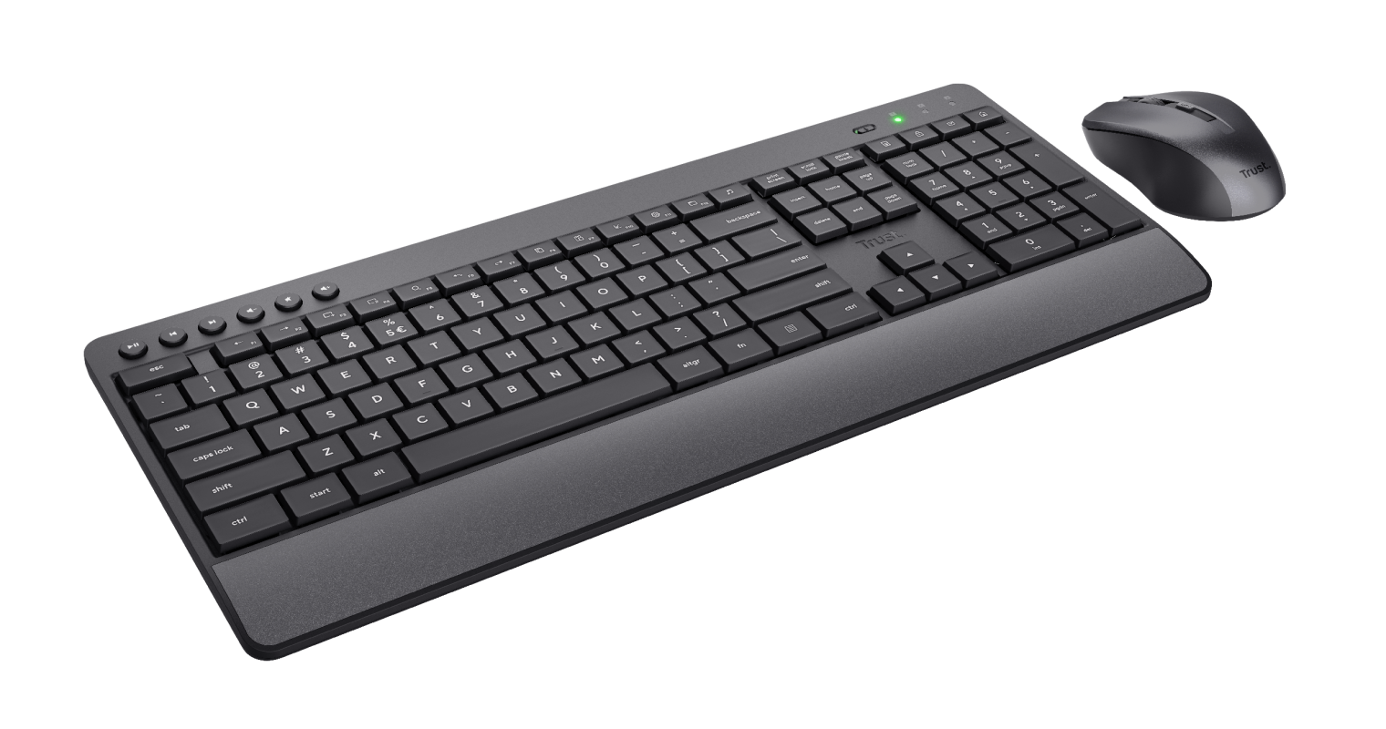 Trezo Comfort Wireless Keyboard & Mouse Set-Visual