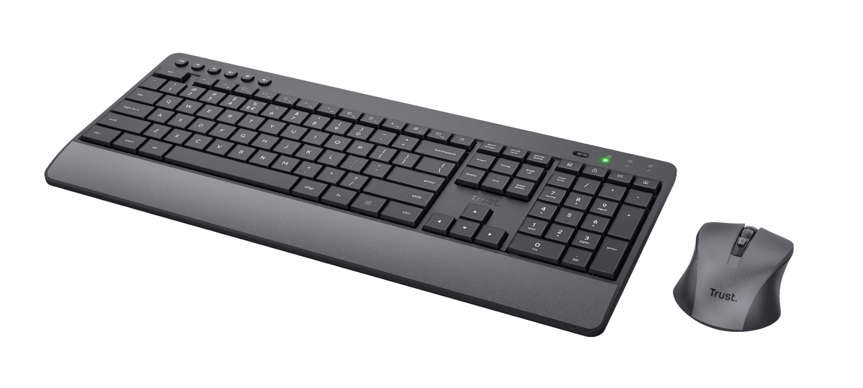 Trezo Comfort Wireless Keyboard & Mouse Set-Visual